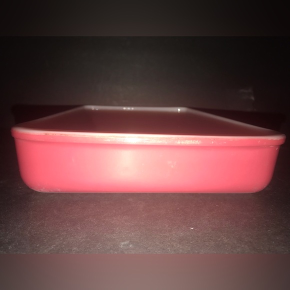 Vintage Pyrex #232 2qt. Lasagna Pan Casserole Dish Dessert Baking Flamingo Pink - Picture 2 of 16